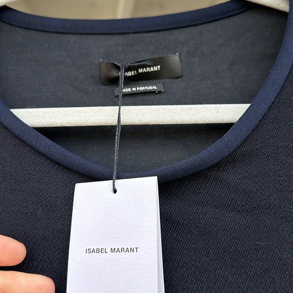 Isabel Marant two tone wool blend maxi dress - Picture 4 of 9